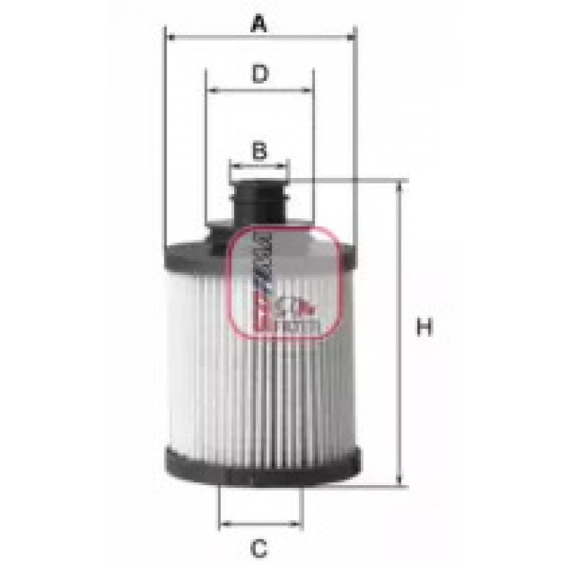 S 5082 PE SOFIMA Фільтр оливи